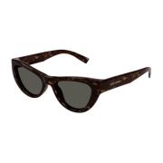 Saint Laurent Cat-Eye Sunglasses SL 676 007 Brown, Dam
