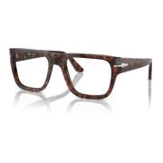 Persol Stylish Eyewear Frames in Havana Color Brown, Unisex