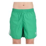 Adidas Originals Gröna strandkläder shorts Sprinter stil Green, Herr