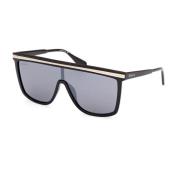 Max & Co Fyrkantiga solglasögon för kvinnor Black, Dam