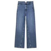 Anine Bing Briley Denim Jeans Blue, Dam