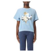 Polo Ralph Lauren Björn Grafisk T-shirt Blue, Dam