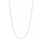 Nialaya Thin Gold Filled Sterling Silver Box Chain Yellow, Herr