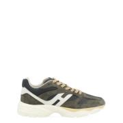 Hogan Grön Mocka Sneaker Modell H665 Green, Herr