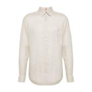 Hugo Boss Elegant Beige Casual Skjorta Beige, Herr