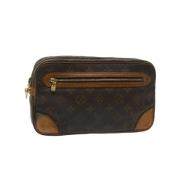 Louis Vuitton Vintage Pre-owned Canvas louis-vuitton-vskor Brown, Dam