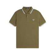 Fred Perry Twin Tipped Polo Skjorta Green, Herr