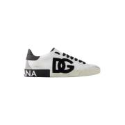 Dolce & Gabbana Pre-owned Pre-owned Laeder sneakers White, Herr