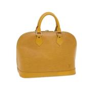 Louis Vuitton Vintage Pre-owned Laeder handvskor Yellow, Dam