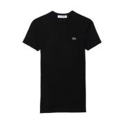 Lacoste Ekologisk Modern T-shirt Black, Dam