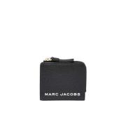 Marc Jacobs Kompakt dragkedja plånbok Black, Dam