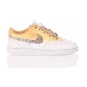 Nike Handgjorda Vita Guld Sneakers Multicolor, Dam