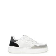 Richmond Vit Läder Sneaker med Mocka Detaljer White, Herr