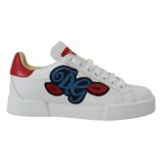 Dolce & Gabbana Klassiska Vita Logosneakers White, Dam