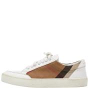 Burberry Vintage Pre-owned Canvas sneakers White, Dam