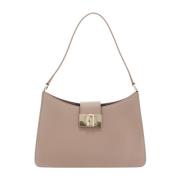 Furla 1927 Axelväska Mjuk Greige Beige, Dam