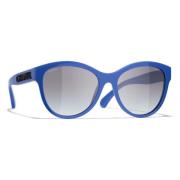 Chanel Stiliga solglasögon - Modell 5458 Blue, Dam