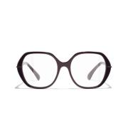 Chanel Original receptglasögon med 3 års garanti Brown, Dam
