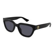 Gucci Minimal Cat Eye Solglasögon Gg1578S Black, Dam