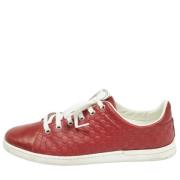 Gucci Vintage Pre-owned Laeder sneakers Red, Dam