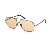 Tom Ford Stiliga solglasögon för män Gray, Unisex