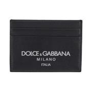 Dolce & Gabbana Mäns Korthållare Tillbehör Black, Herr