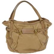 Gucci Vintage Pre-owned Laeder totevskor Beige, Dam