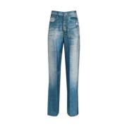 Jucca Straight Jeans Blue, Dam