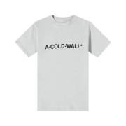 A-Cold-Wall Essential Logo T-shirt Ljusgrå Gray, Herr