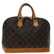 Louis Vuitton Vintage Pre-owned Canvas handvskor Brown, Dam