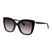 Longchamp Snygga Solglasögon för Soliga Dagar Black, Dam