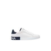 Dolce & Gabbana Portofino Nappa Gymnastikskor White, Herr