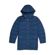 Brooks Brothers Quiltad Dunparkas Blue, Herr
