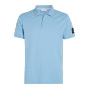 Calvin Klein Jeans Badge Polo Shirt Blue, Herr