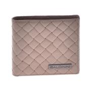 Baldinini Wallet in taupe with woven print Beige, Herr