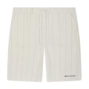 Lyle & Scott Pinstripe Shorts Beige, Herr