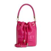 Marc Jacobs Mini Bucket Bag i Läppstift Rosa Pink, Dam