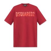 Dsquared2 T-shirt med logotyp Red, Herr