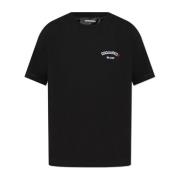 Dsquared2 T-shirt med logotyp Black, Herr