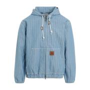 Carhartt Wip Blå Menard Jacka för Män Blue, Herr