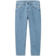 Carhartt Wip Newel Pant Blå Sten Blekt Blue, Herr