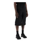 Comme des Garçons Oregelbunden Rand Jacquard Bermuda Shorts Black, Her...