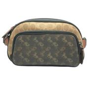 Coach Pre-owned Pre-owned Canvas axelremsvskor Brown, Dam