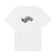 Soulland Avslappnad T-shirt med tryck White, Unisex