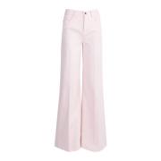 March23 Modernt Bootcut Flared Jeans Pink, Dam