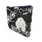 Chanel Vintage Pre-owned Canvas chanel-vskor Black, Dam