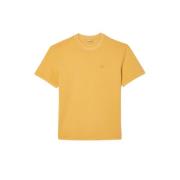 Lacoste Gul T-shirt med unik stil Yellow, Herr