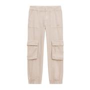 Guess Tapered Trousers Beige, Dam