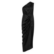 Co'Couture Asym Drape Festklänning Black, Dam