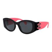 Chanel Stiliga solglasögon för kvinnor Multicolor, Dam